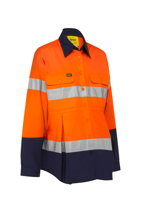 3M Taped Hi Vis Maternity Drill Shirt