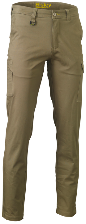 Stretch Cotton Drill Cargo Pants