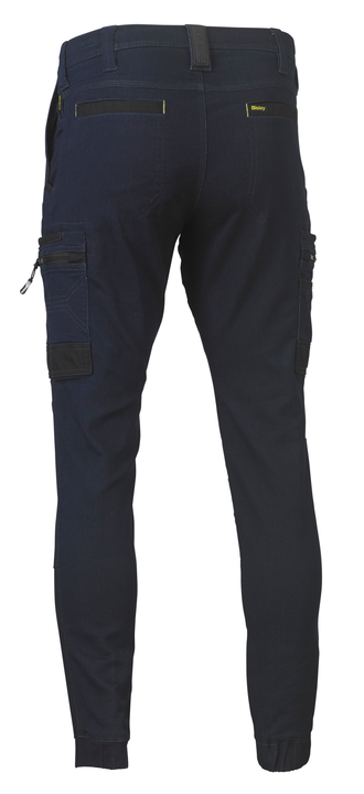 Flex And Move Stretch Denim Cargo Cuffed Pants