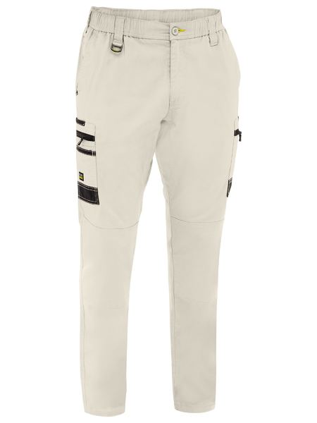 Flx & Move Stretch Canvas Elastic Waist Cargo Pants