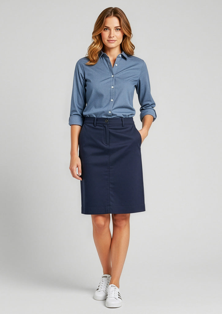 Ladies Lawson Chino Skirt BS022L