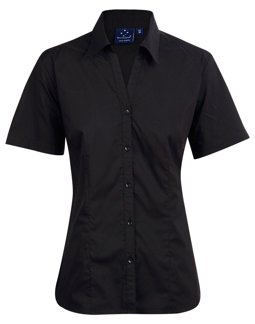 Ladies Teflon Executive Short Sleeve Shirt