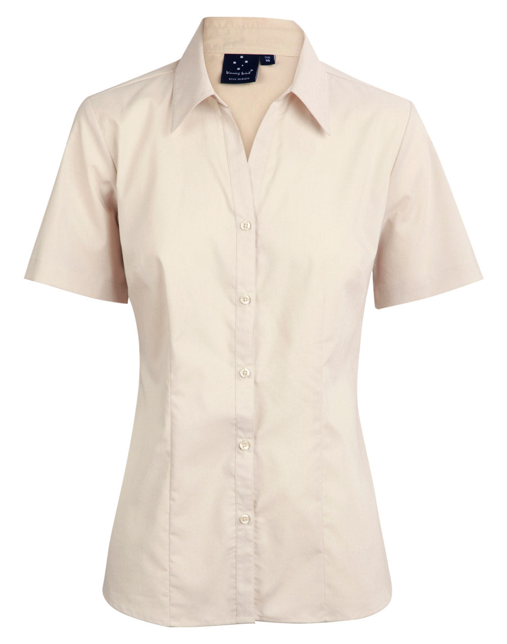 Ladies Teflon Executive Short Sleeve Shirt