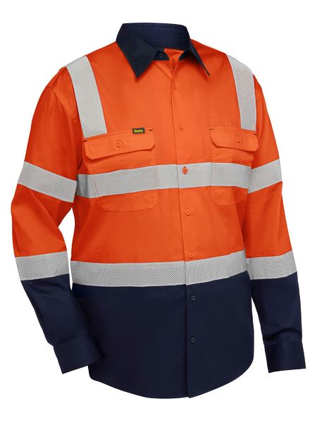 Mens Taped Biomotion Hi Vis Cool Lightweight Vented Shirt
