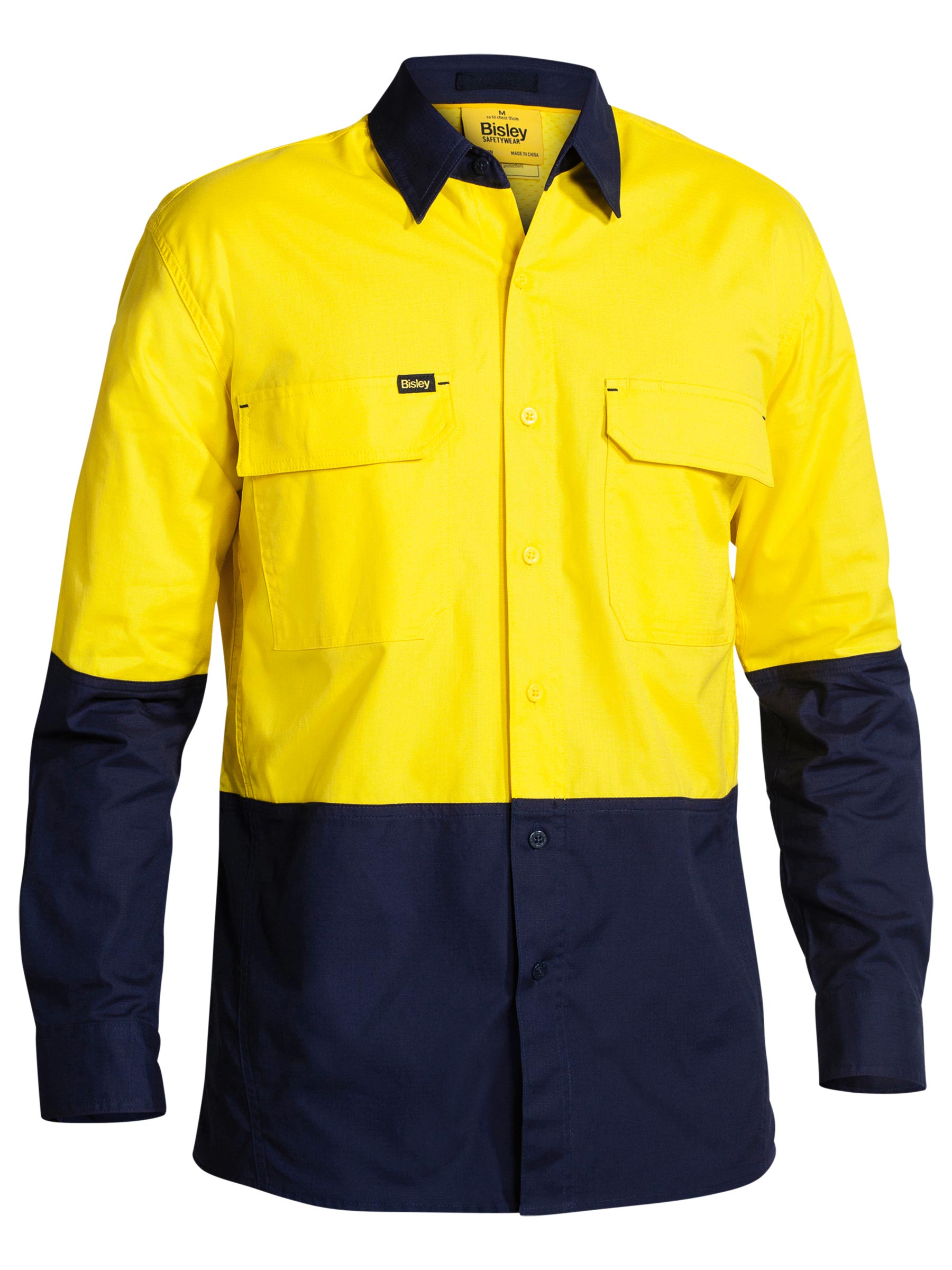 Bisley X Airflow Ripstop Hi Vis Shirt L/S