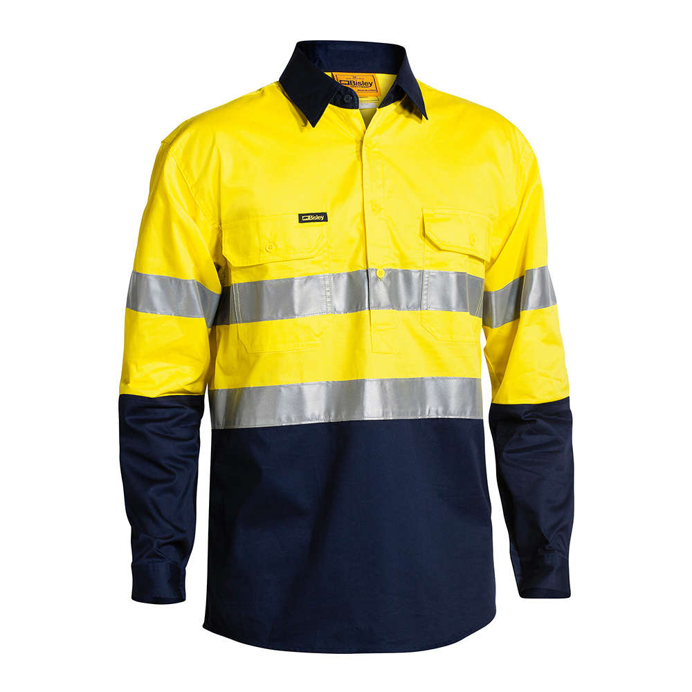 2 Tone Hi Vis Cool Lightweight Closed Front