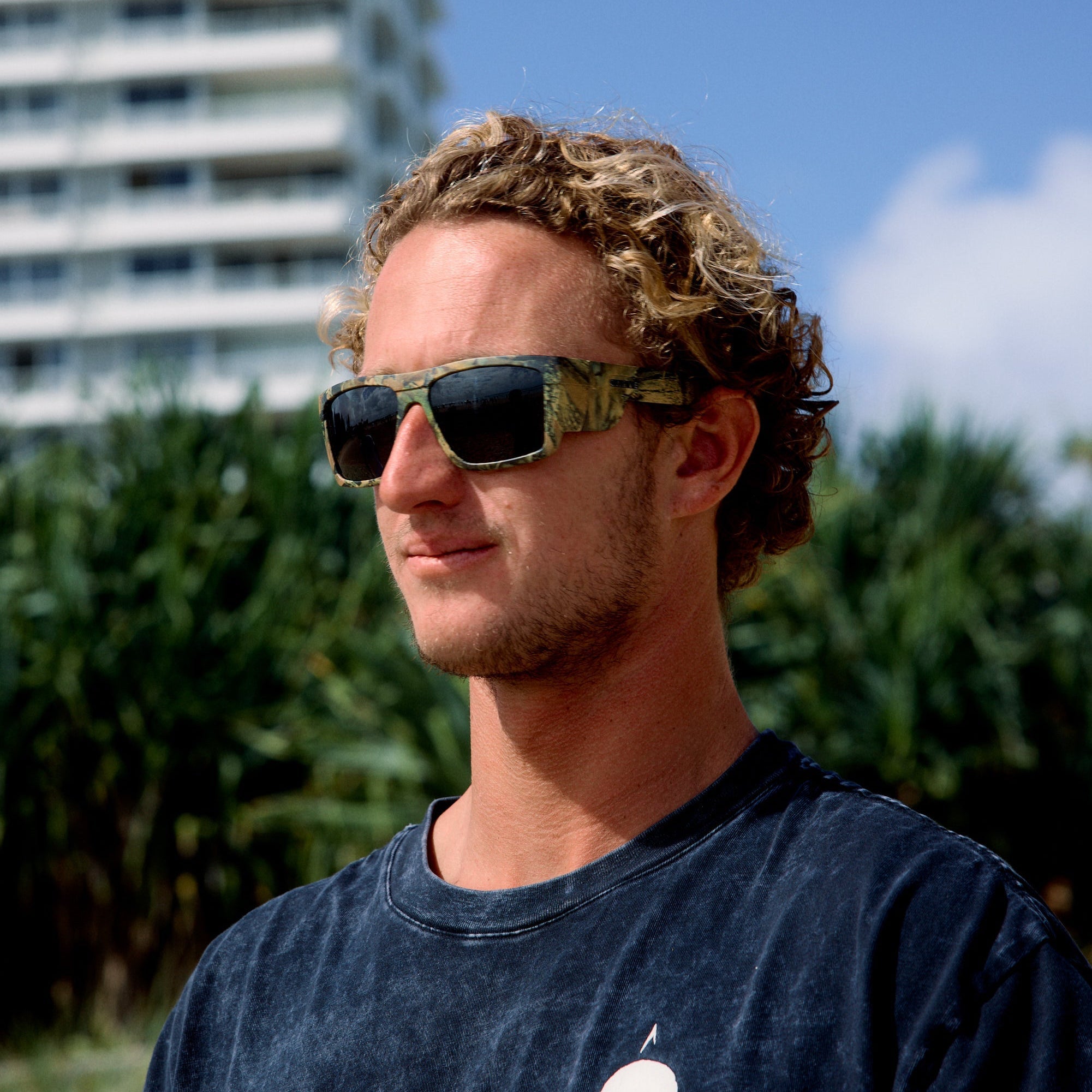Volley Safety – Camo Frame with G15 Green Polarised Lens 10008