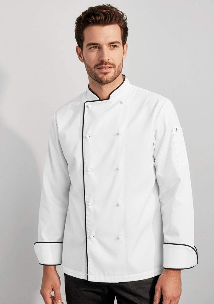 Al Dente Mens Long Sleeve Chef Jacket CH230ML