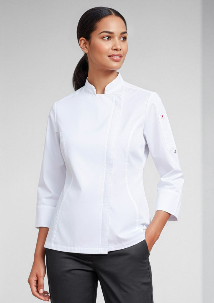 Alfresco Womens Long Sleeve Chef Jacket CH330LL