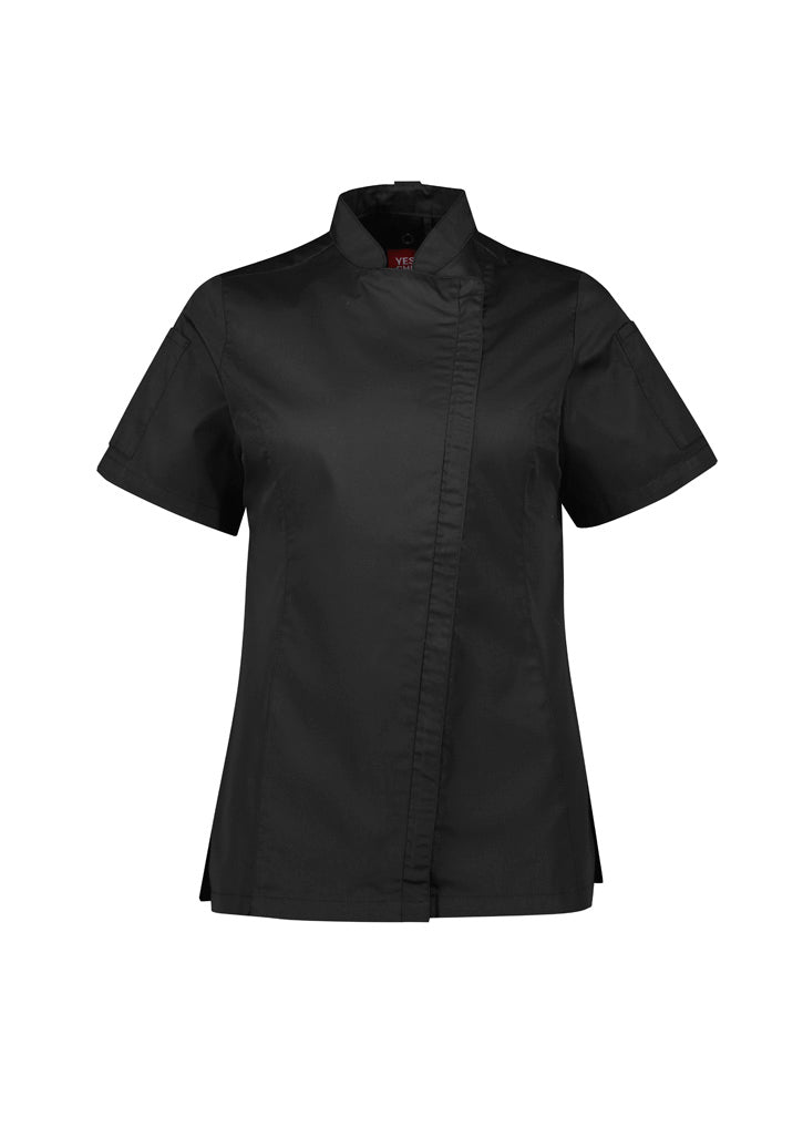 Alfresco Womens Short Sleeve Chef Jacket CH330LS