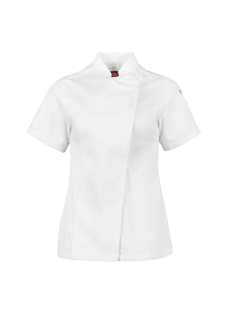 Alfresco Womens Short Sleeve Chef Jacket CH330LS