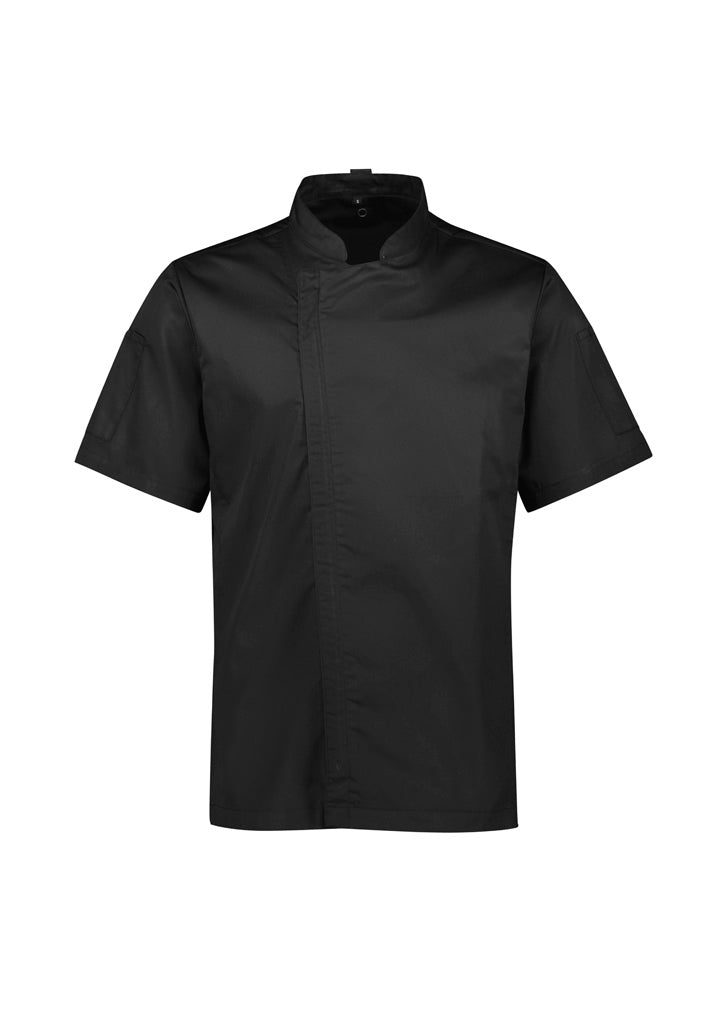 Alfresco Mens Short Sleeve Chef Jacket CH330MS