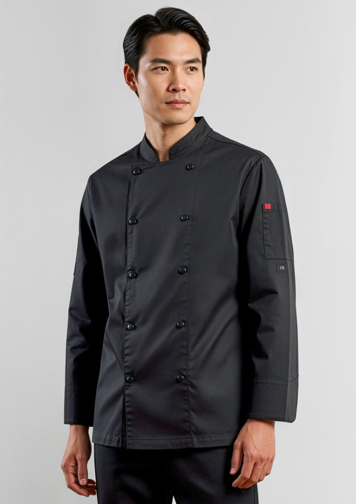 Gusto Mens Long Sleeve Chef Jacket  CH430ML