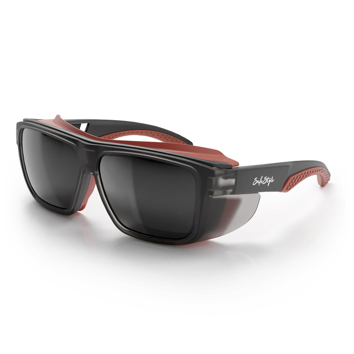 SafeStyle Converts Matte Graphite/Red Frame Grey Polarised Lens SPCO1-0001