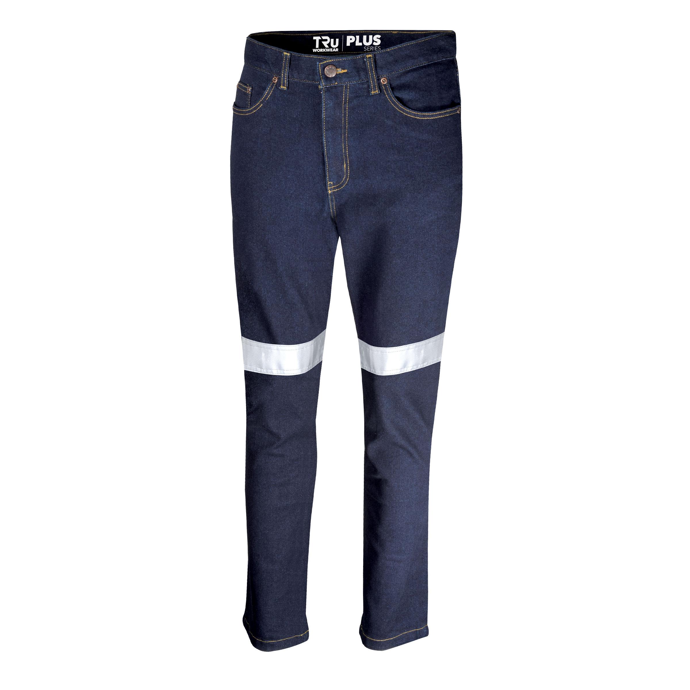 Tru Stretch Denim Jeans with Reflective Tape