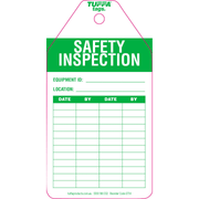 Safety Inspection TUFFA™ Tags (packs of 100) ET14
