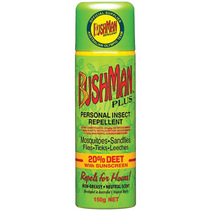Bushman Plus Aerosols 150g (Carton of 12)