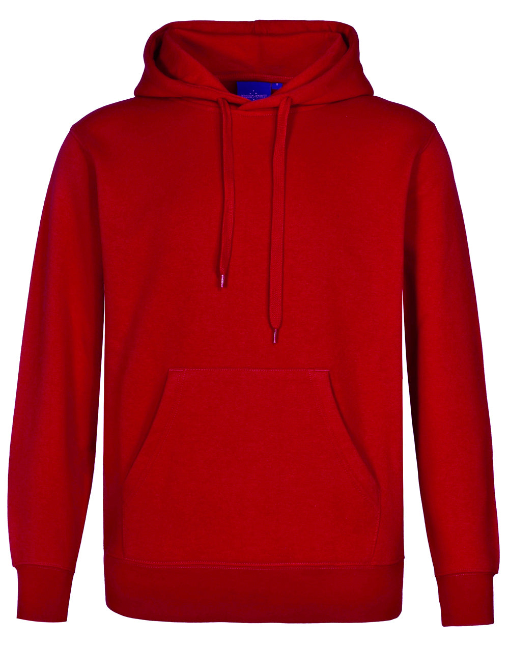Adult's Close Front Contrast Fleecy Hoodie
