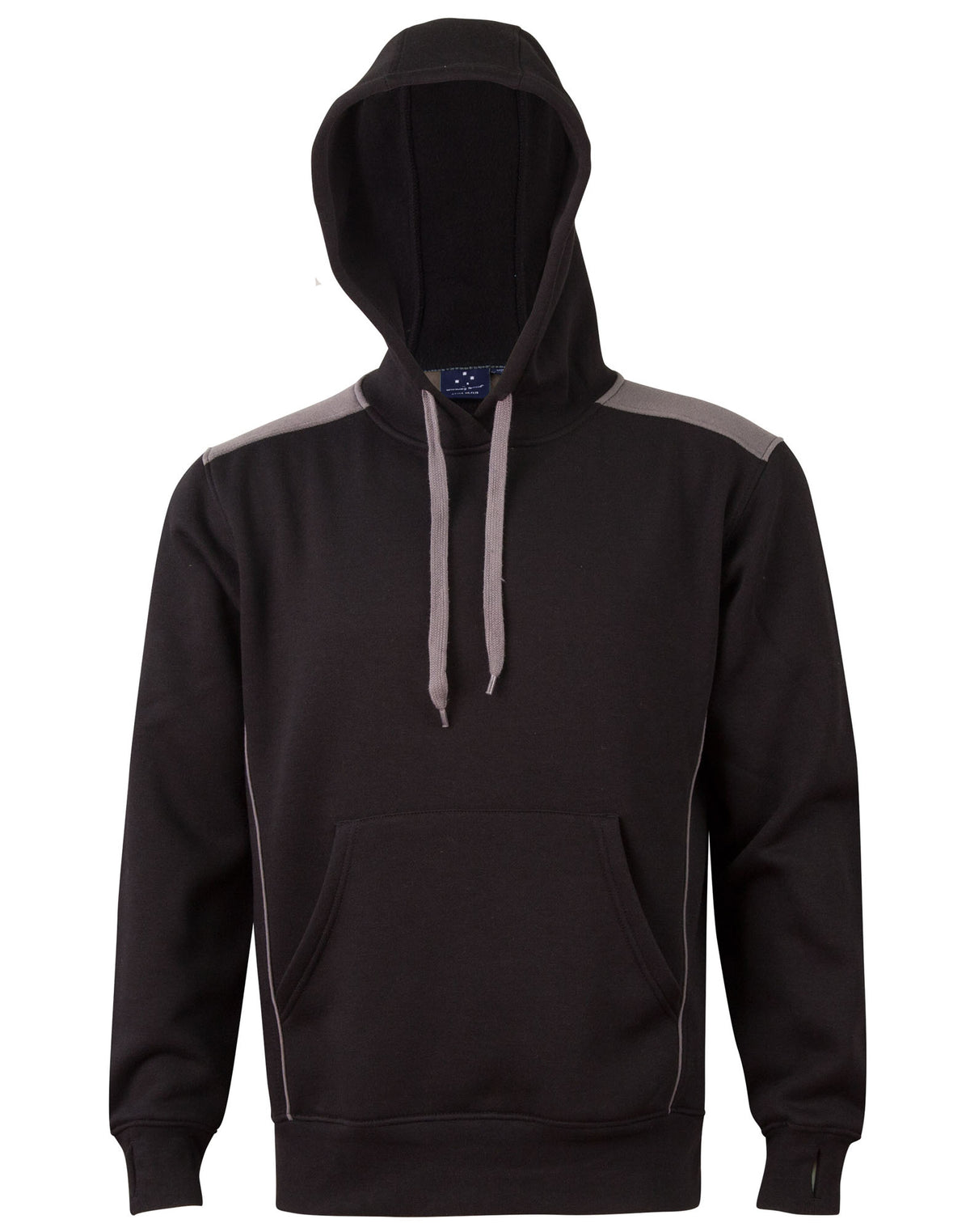 Adult's Kangaroo Pocket Contrast Hoodie FL19