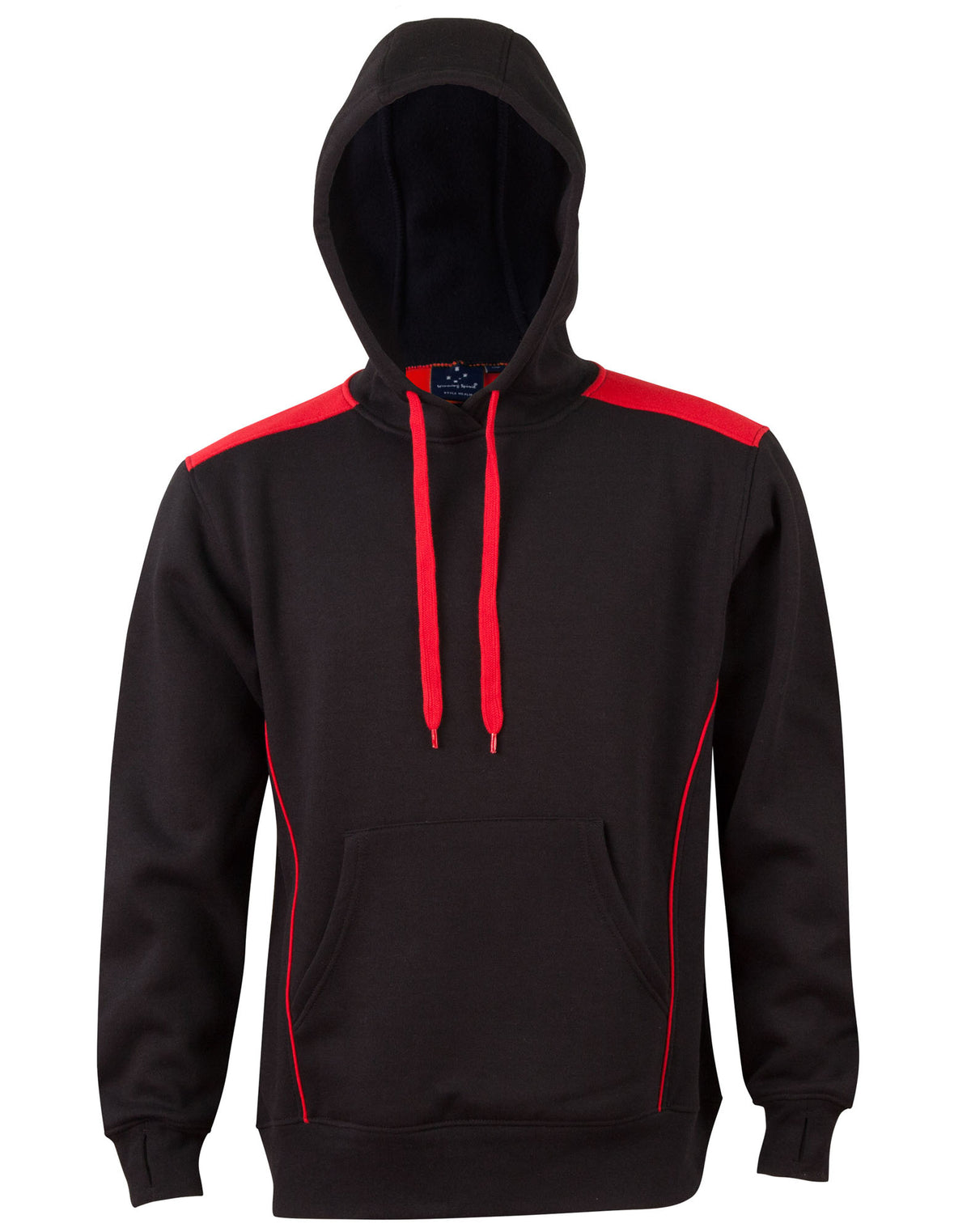 Adult's Kangaroo Pocket Contrast Hoodie FL19
