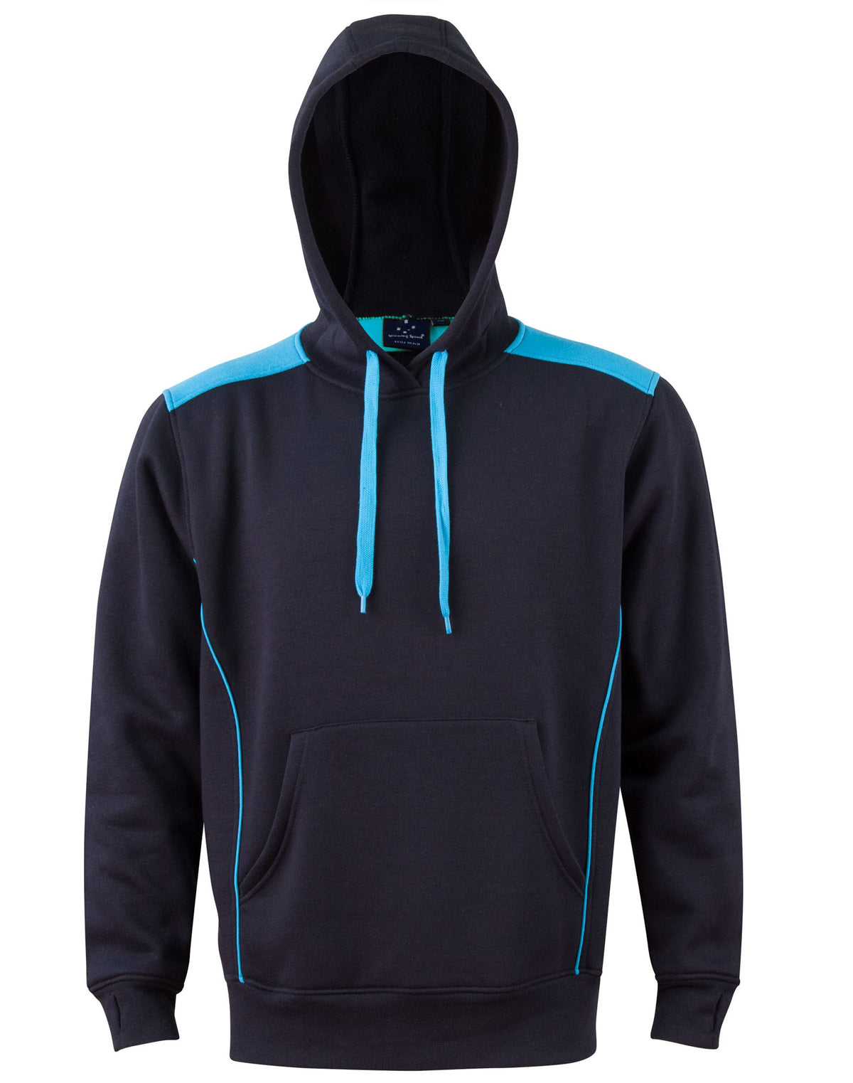 Adult's Kangaroo Pocket Contrast Hoodie FL19