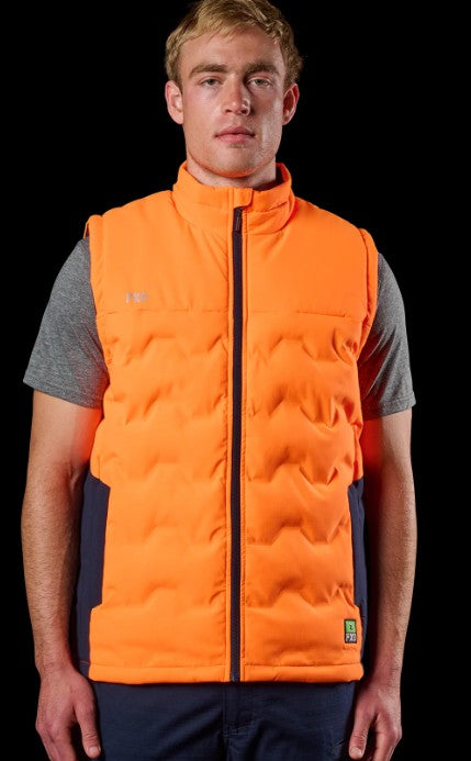 Men's Insulated Hi Vis Puffer Vest