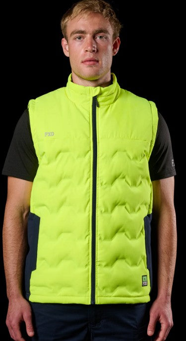 Men's Insulated Hi Vis Puffer Vest