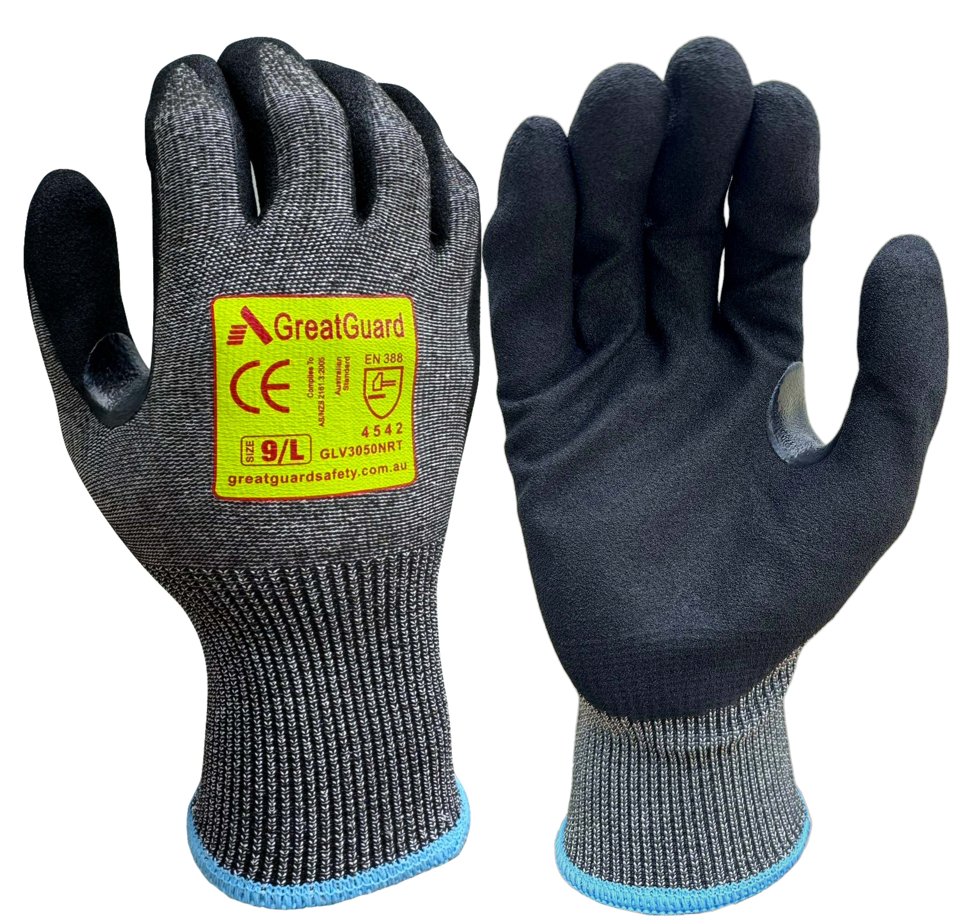 Cut 5 Nitrile Glove Superfoam Reinforced Thumb Crotch