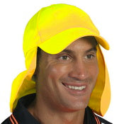 DNC Hi Vis Cap With Flap