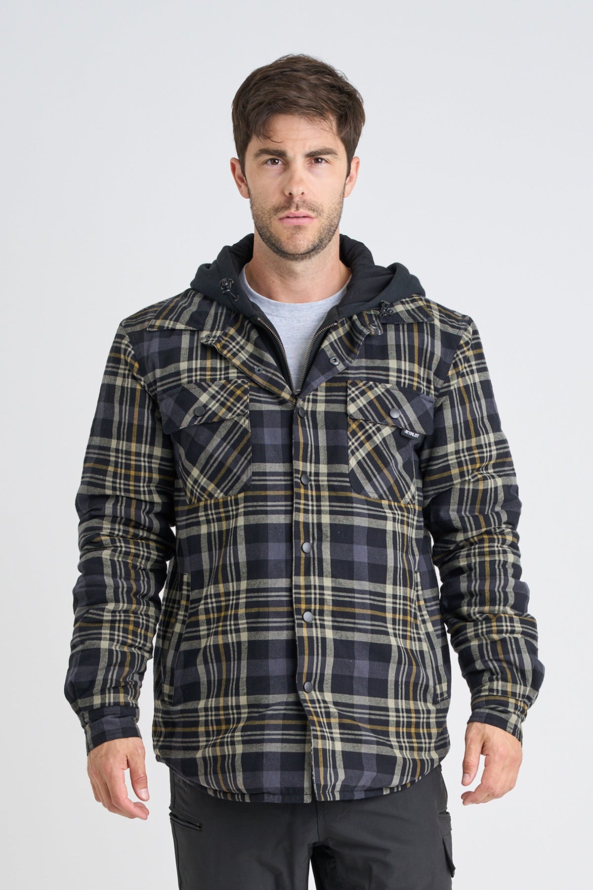 Men's Quilted Flannel Jacket JPW49