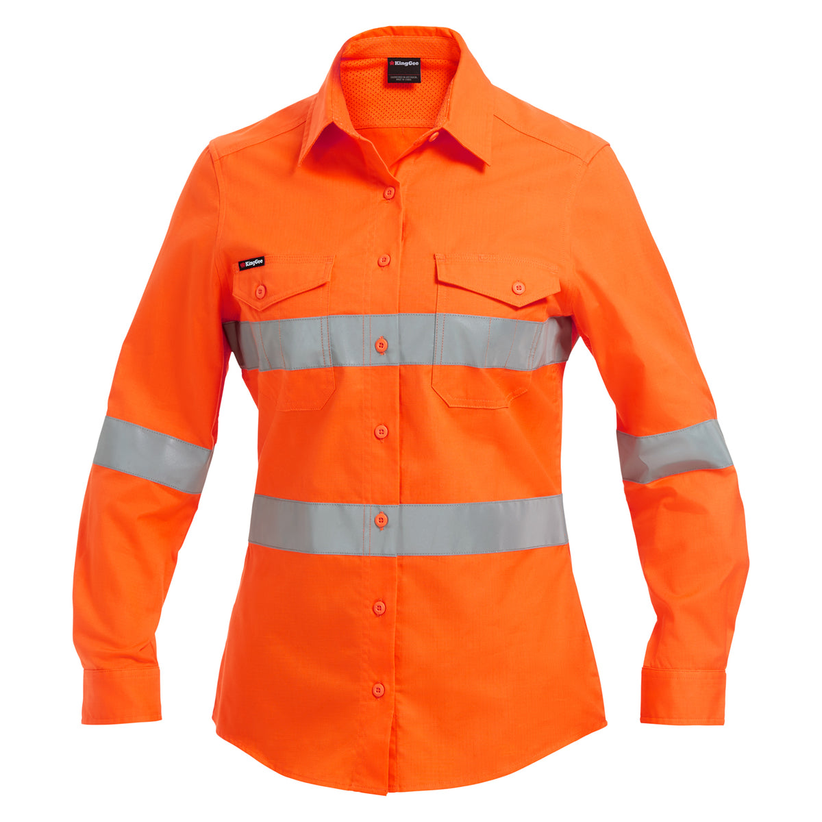 Women's Workcool 2 Hi Vis Reflective Work Shirt K44545