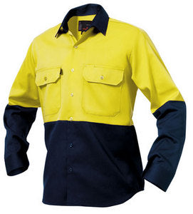 Originals Hi Vis Long Sleeve Drill Work Shirt K54015