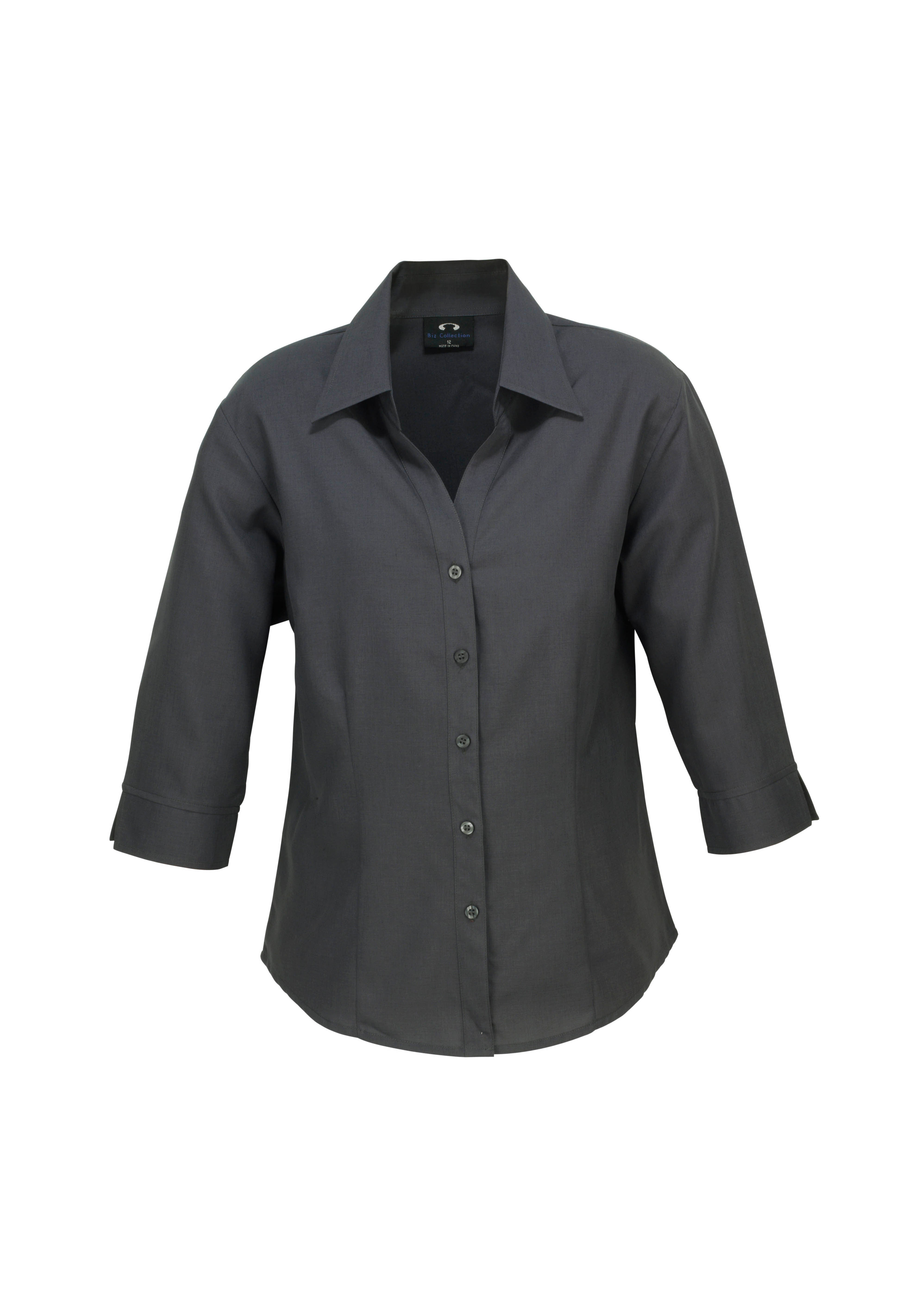 Ladies 3/4 Sleeve Oasis Plain Shirt