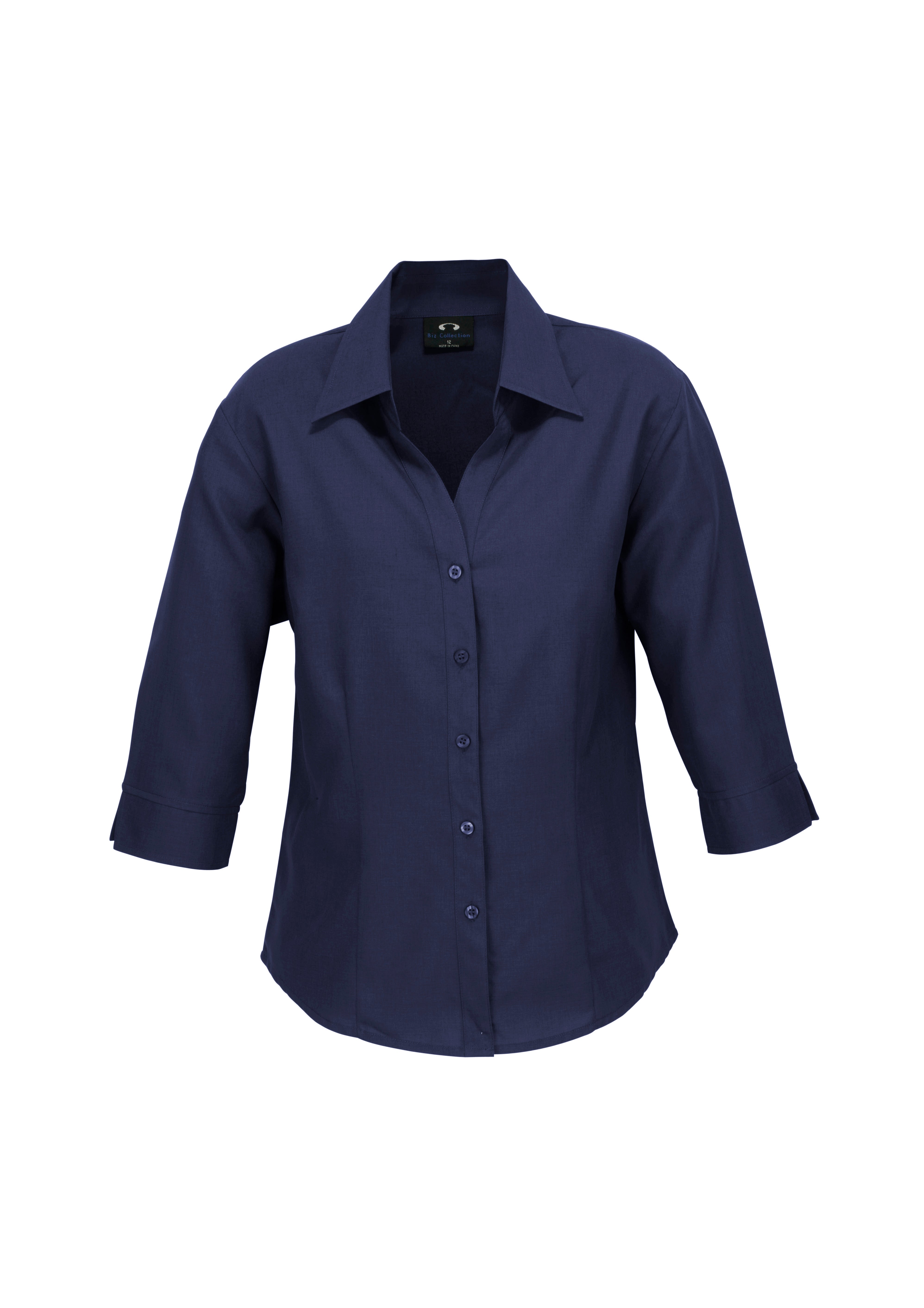 Ladies 3/4 Sleeve Oasis Plain Shirt