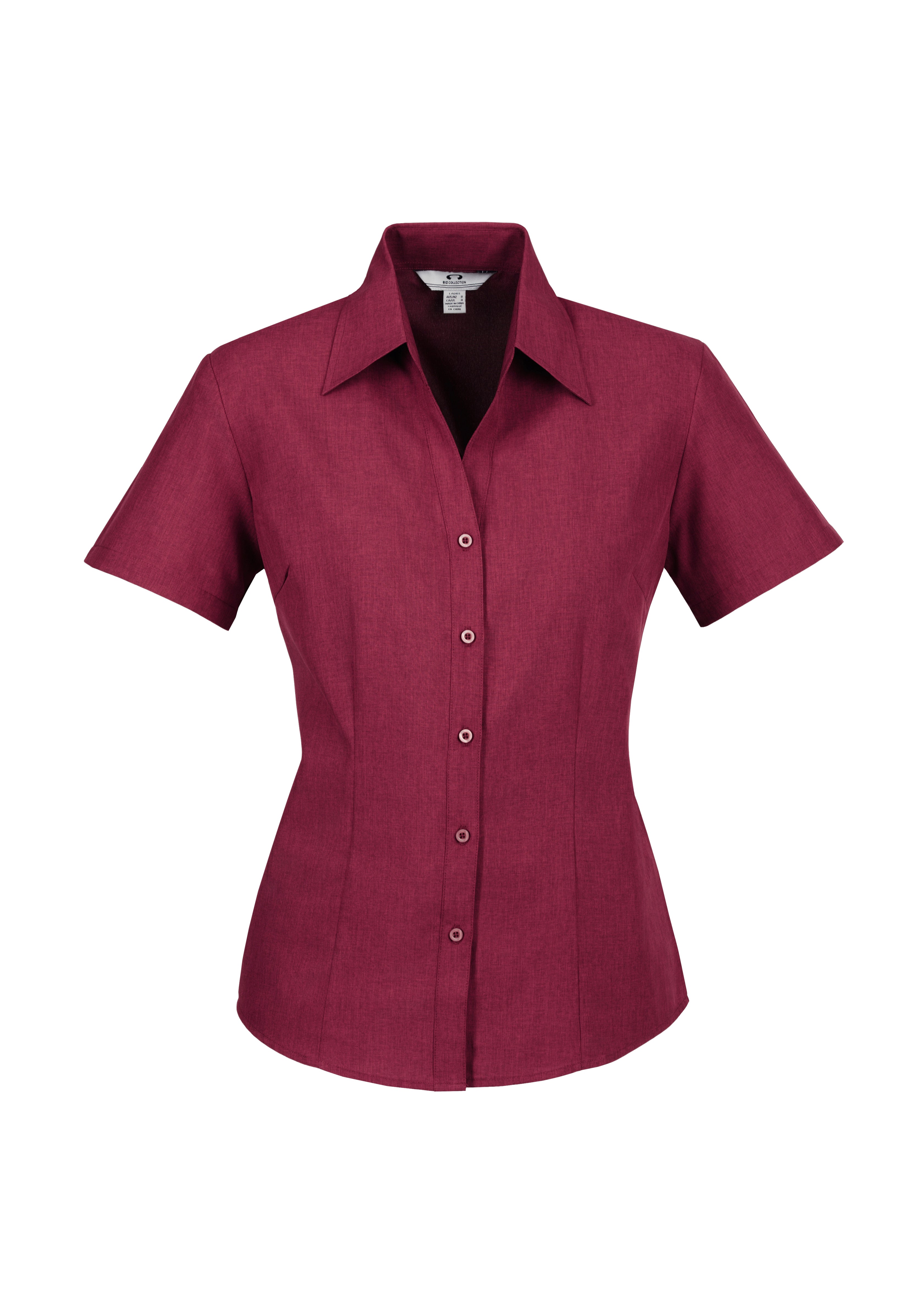 Ladies S/S Oasis Plain Shirt
