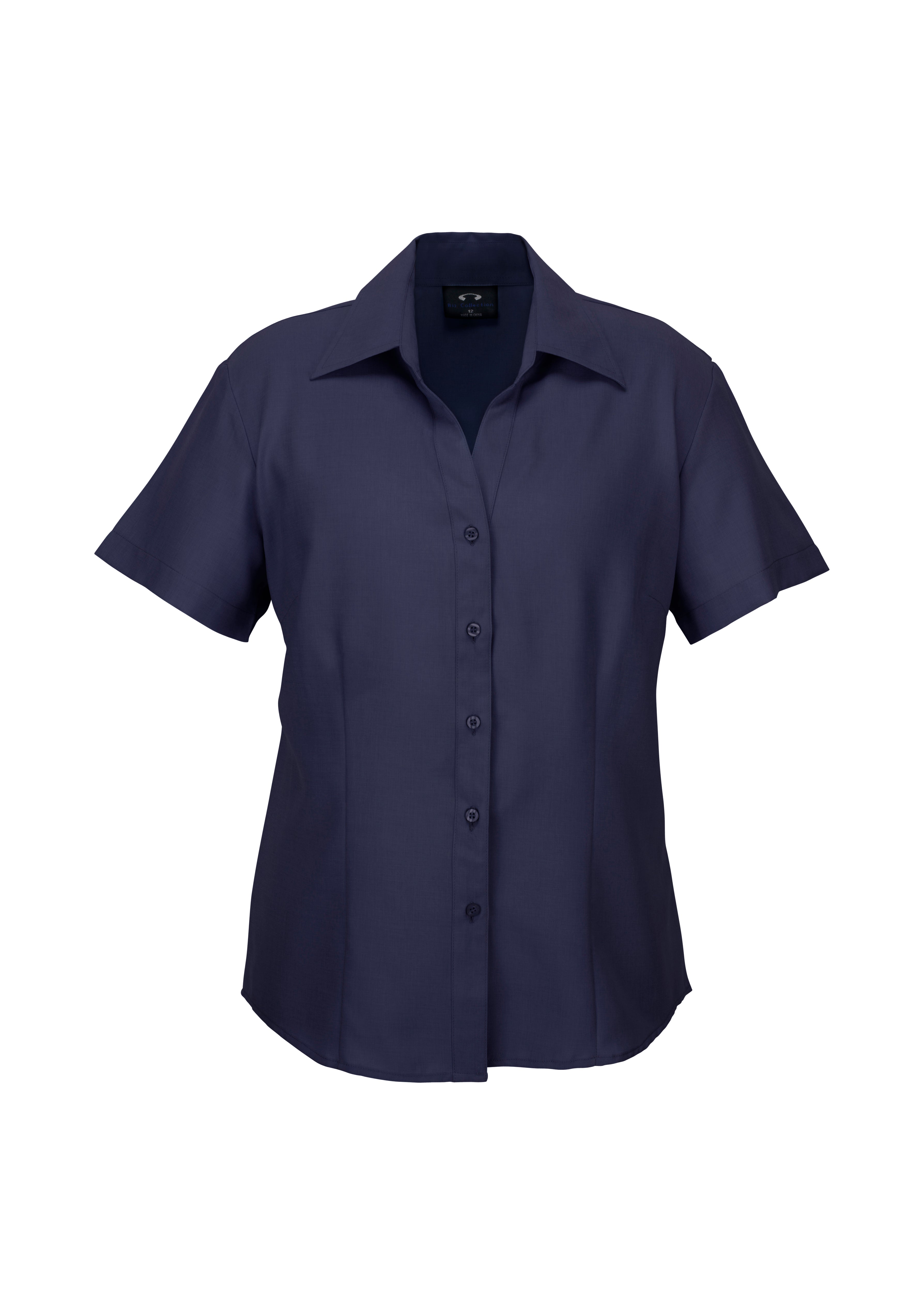 Ladies S/S Oasis Plain Shirt