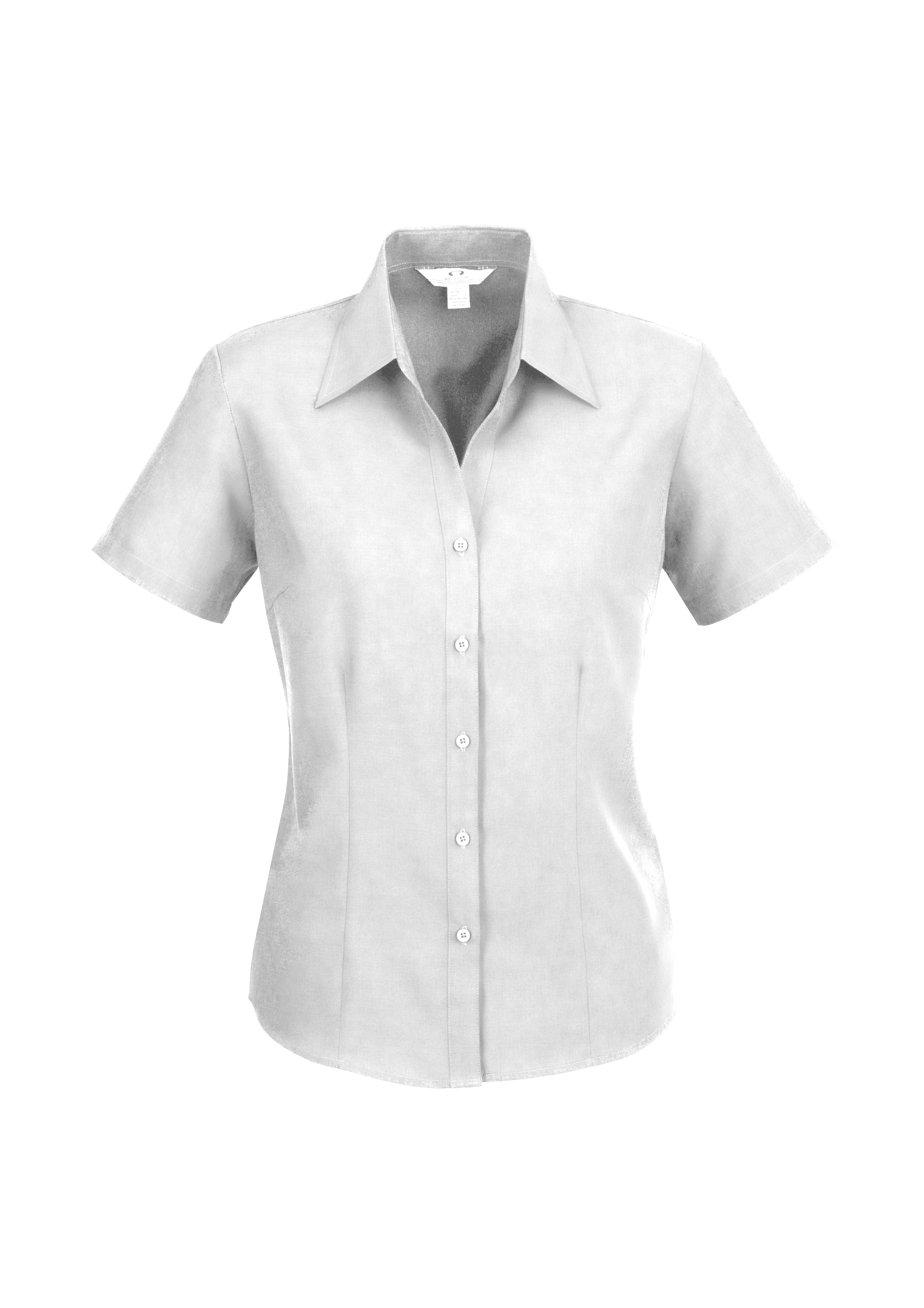 Ladies S/S Oasis Plain Shirt