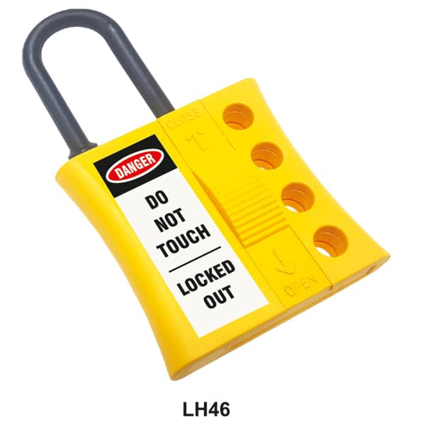 DE Electric Slider Hasp for 4 Locks / 6mm Shackle LH46