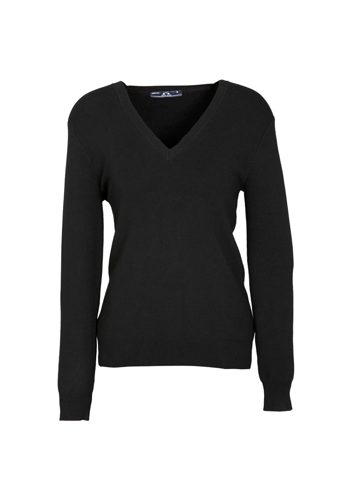 Women's V-neck Knit Pullover