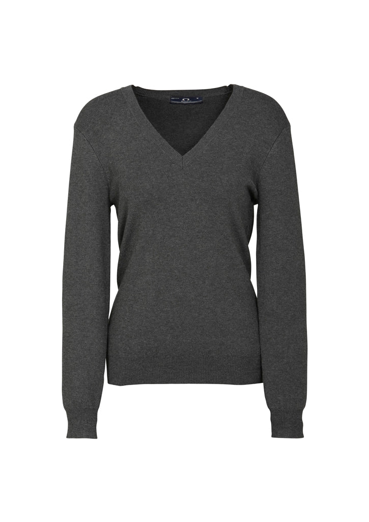 Women's V-neck Knit Pullover