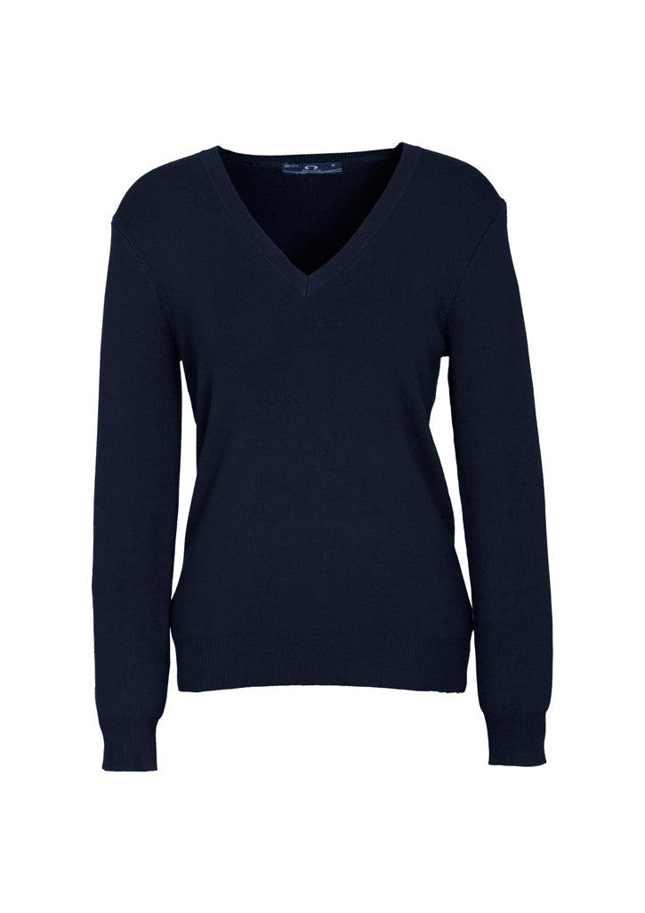 Women's V-neck Knit Pullover