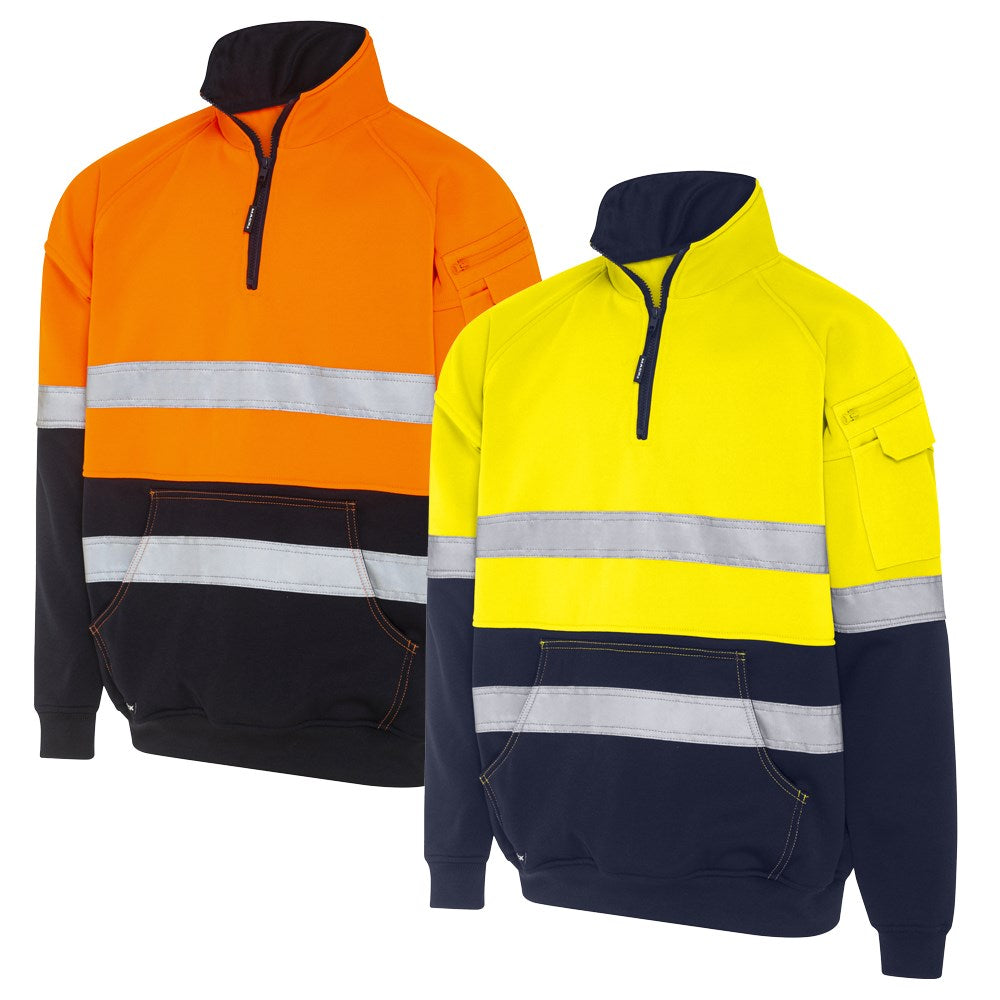 Mack 2T Taped 1/4 Zip Reycled Poly Fleece Jumper