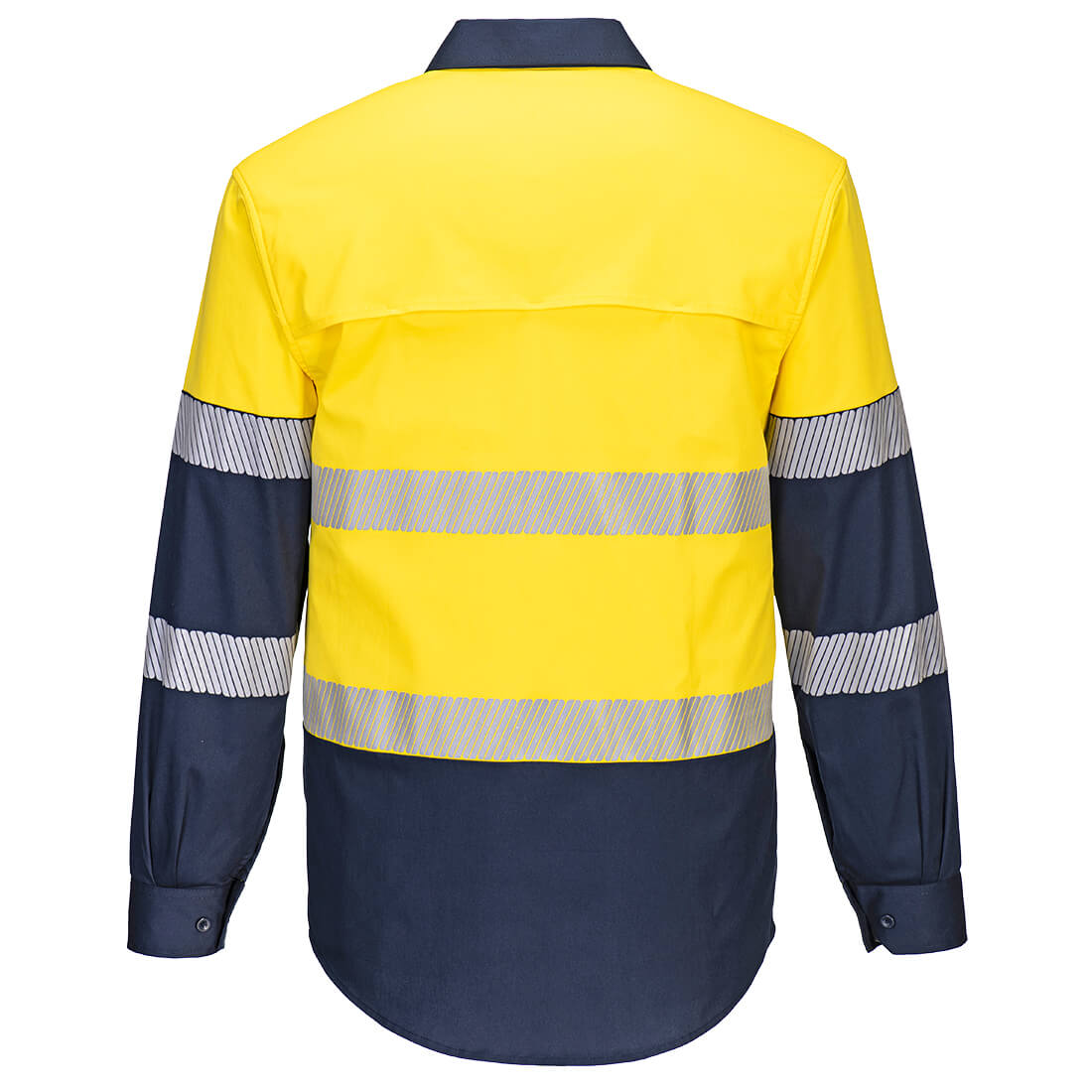 Hi Vis Stretch Contrast Shirt L/S