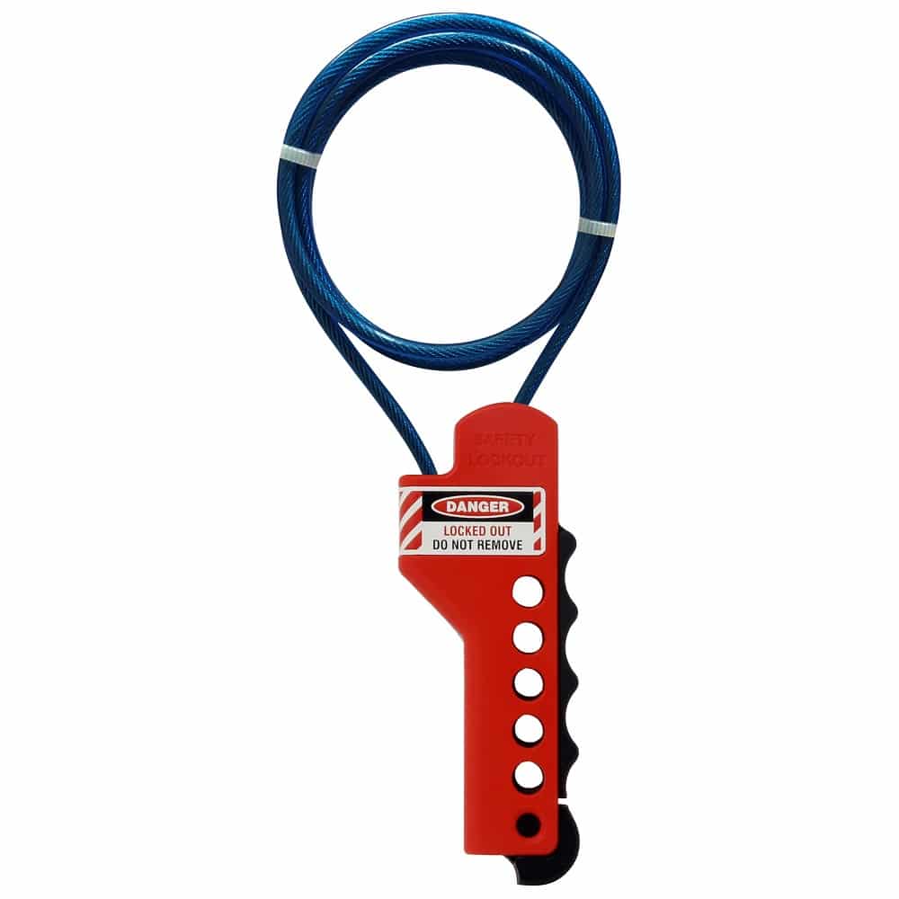Multipurpose Scissor Cable Lockout Red CL07-1M