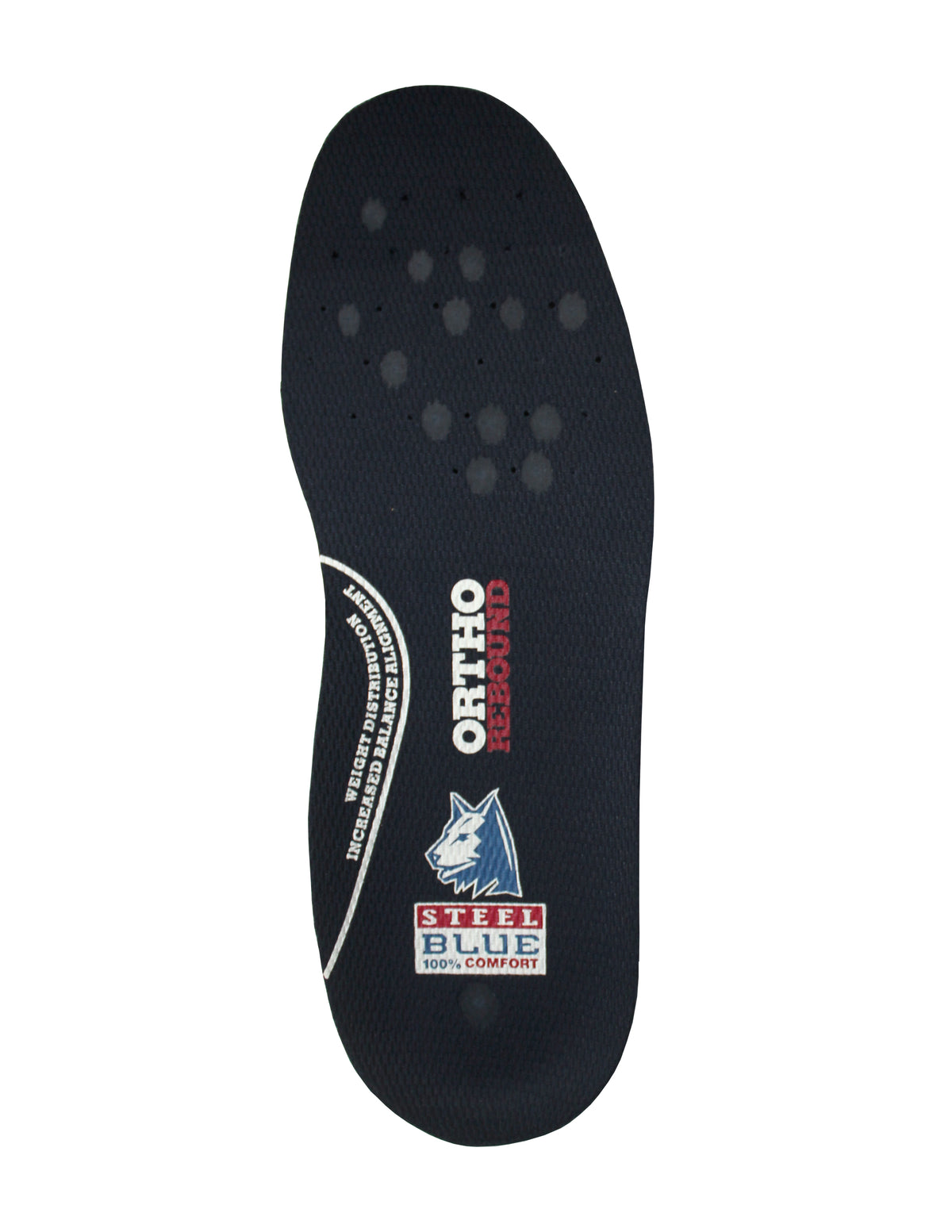 Steel Blue Ortho Rebound Shock Absorbing Insoles A-0001
