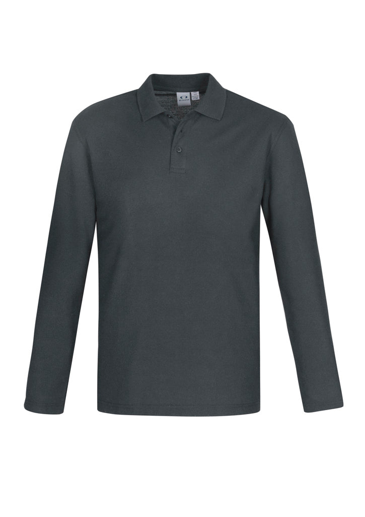 Biz Collection Crew Men's L/S Polo