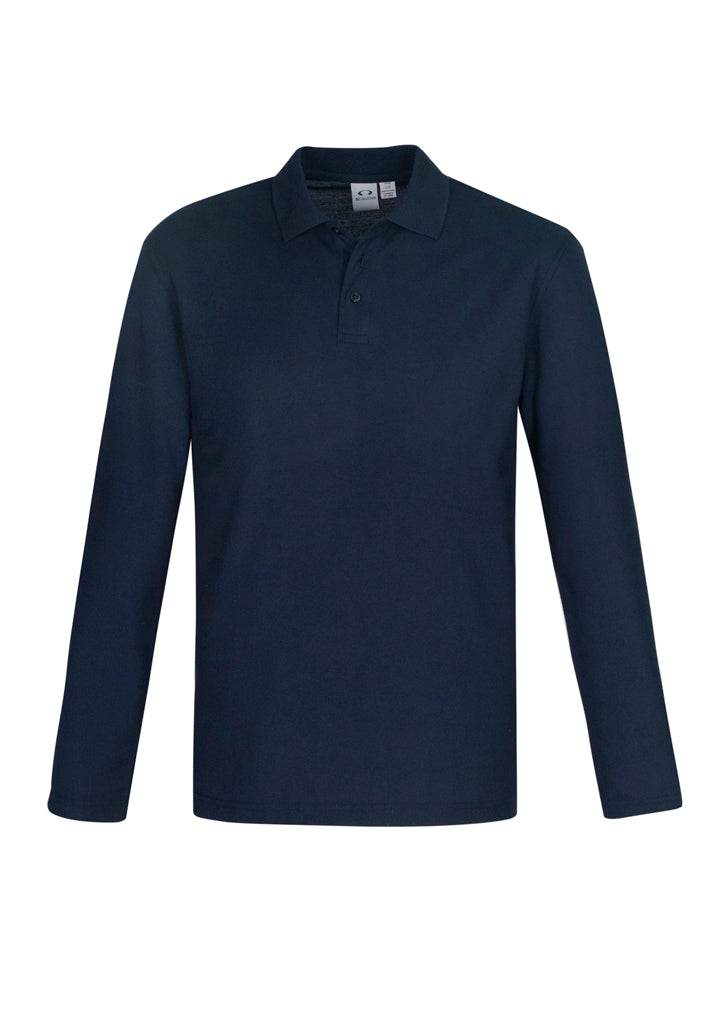 Biz Collection Crew Men's L/S Polo
