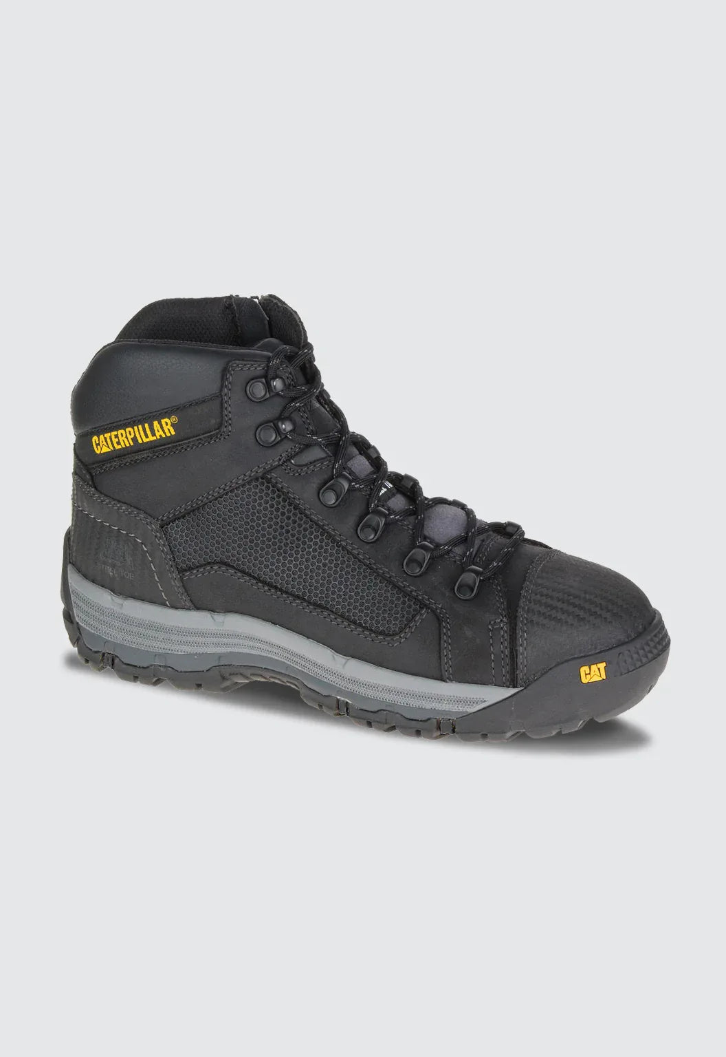 Boots Safety CAT Convex St Zip Sided/Lace Up P720055