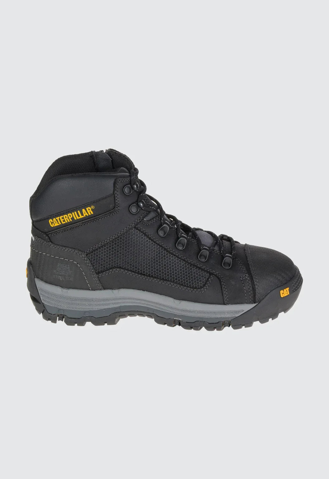Boots Safety CAT Convex St Zip Sided/Lace Up P720055