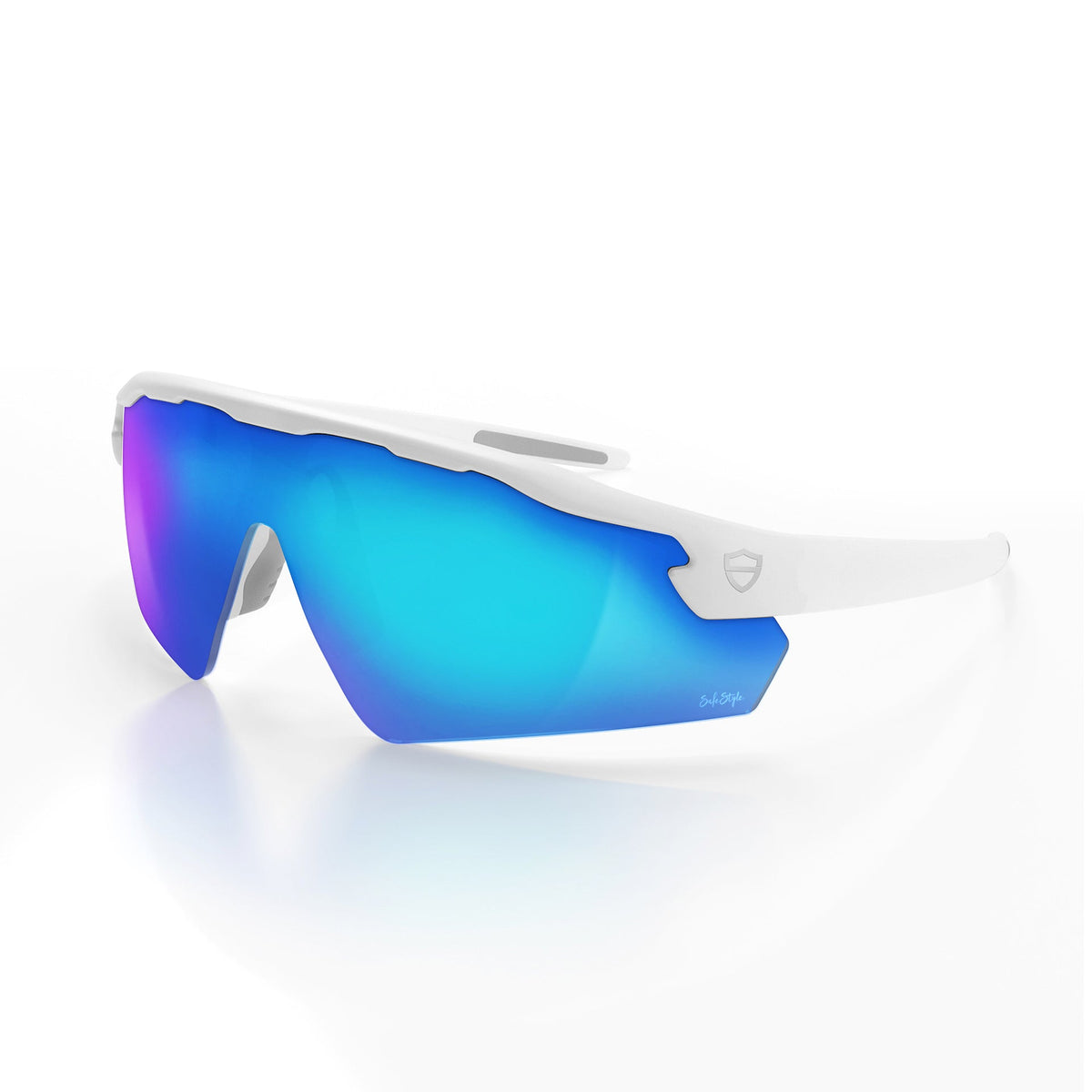 Phantoms Matte White Frame Blue Reflector PHMWBT100